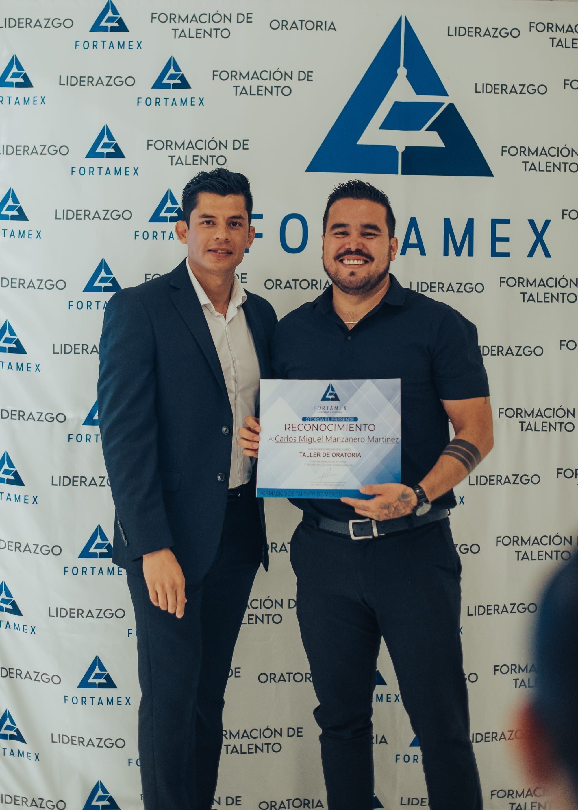 Presentación final en curso de oratoria